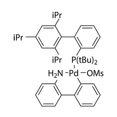 Methanesulfonato(2-di-t-butylphosphino-2',4',6'-tri-i-propyl-1,1'-biphenyl)(2'-amino-1,1'-biphenyl-2-yl）palladium(II)